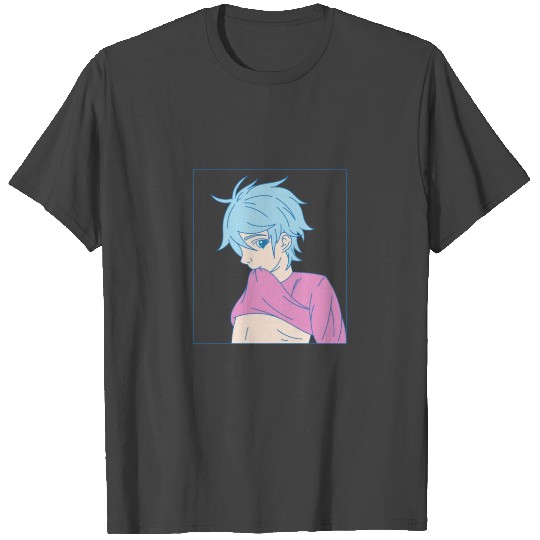 Anime Gay Boy Yaoi Design for a Femboy T Shirts