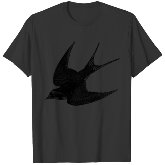 Barn Swallow Bird Print birthday christmas gift T Shirts