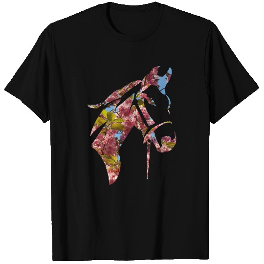 Cherry Blossom Horse T Shirts