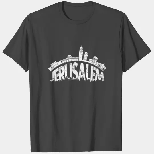 Jerusalem skyline Israel Islam city Judaism T Shirts