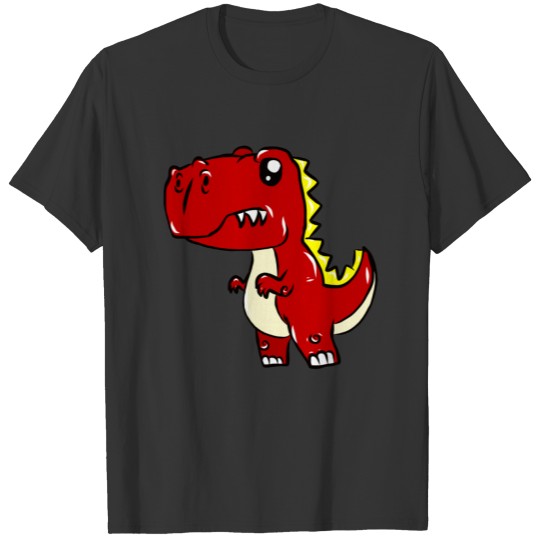 Red Tyrannosaurus Rex T Shirts