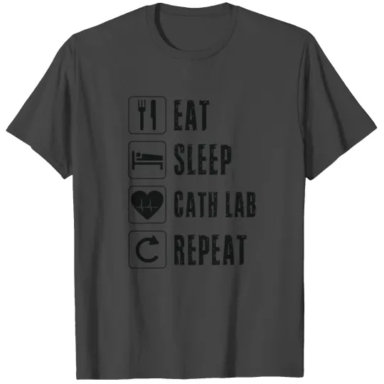 Cath Lab Cardiac Nurse Ekg Cvt Nursing Heart Beat T Shirts