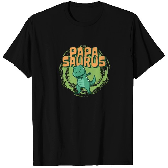 Papa Dinosaurus Papasaurus T Shirts