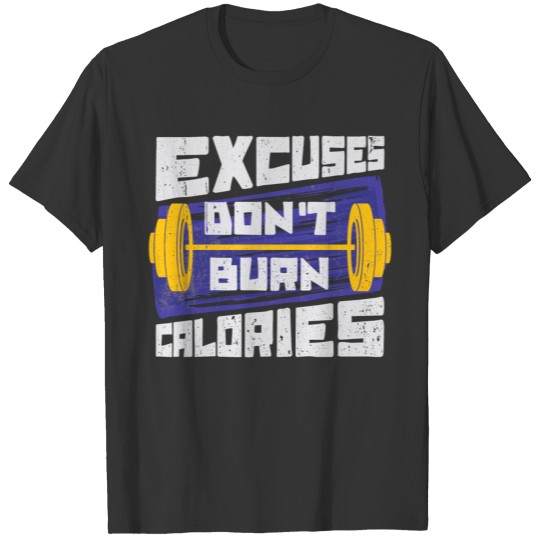 Dumbbell Fitness Training Statement T-shirt