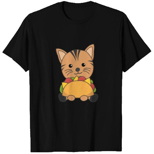 Funny Taco Cats Tacos Mexico Cute Cat T Shirts