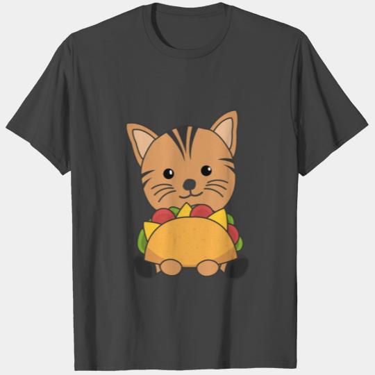 Funny Taco Cats Tacos Mexico Cute Cat T Shirts
