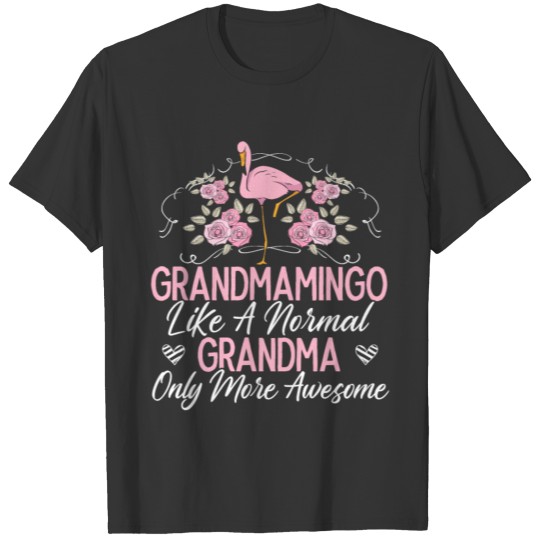 Grandmamingo Pink Flamingo Best Grandma Ever T Shirts