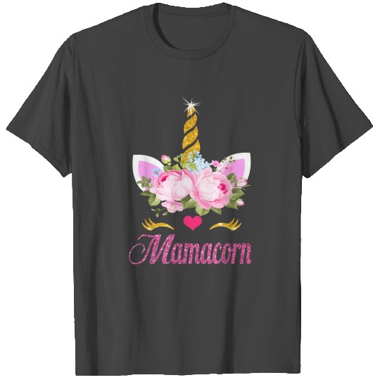 Mamacorn Unicorn Mama T Shirts Mothers day Birthday