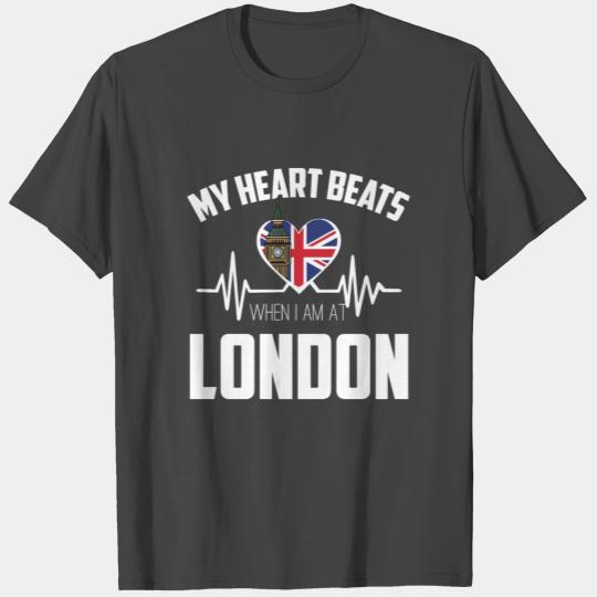 London Heartbeat Big Ben England T Shirts