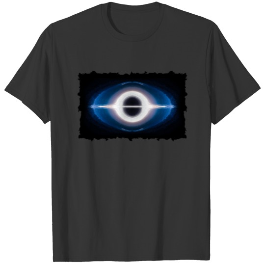 a black hole in the universe as an eye T-shirt