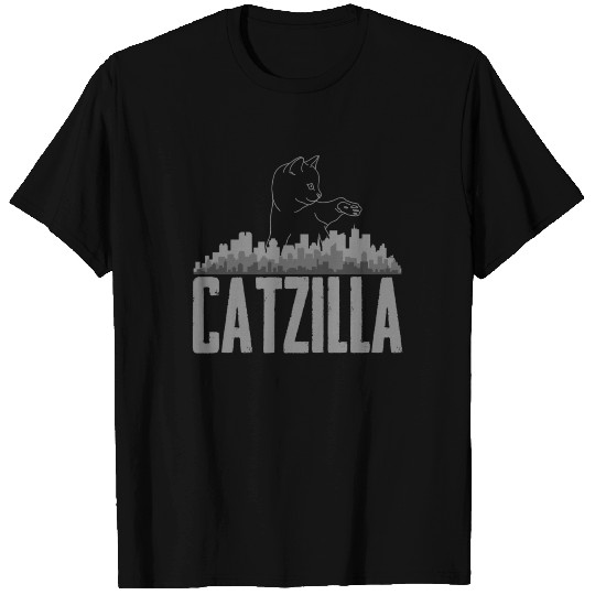 Catzilla Funny Cat T Shirts