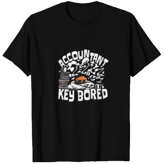 Accountant Key Bored T Shirts