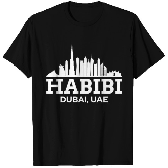 Dubai T Shirts Habibi Love Uae United Arab Emirates b