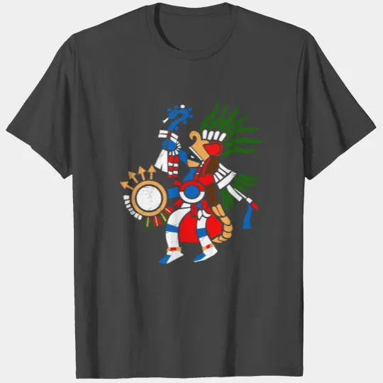 Aztec Symbol Aztec God of War Huitzilopochtli T Shirts