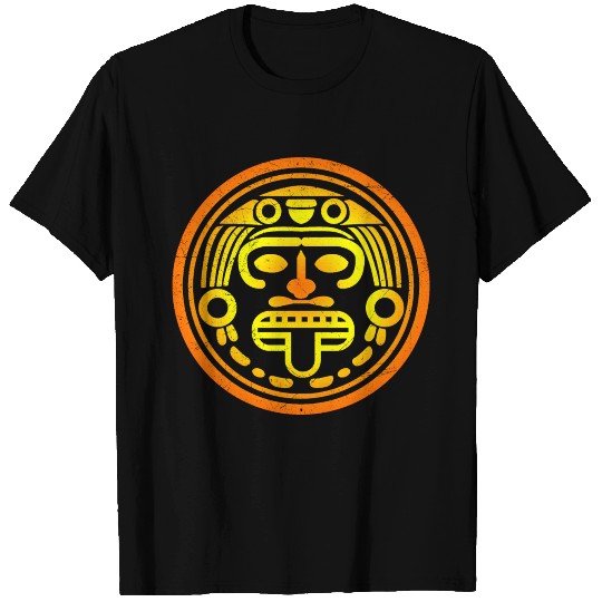 Aztec Symbol Aztec Sun God Tribal Gift Idea T Shirts