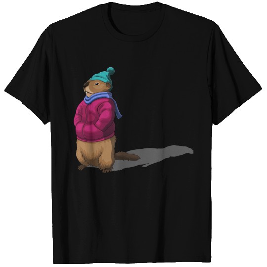 Groundhog Day Sweater Forecasting Shadow Men Women T Shirts
