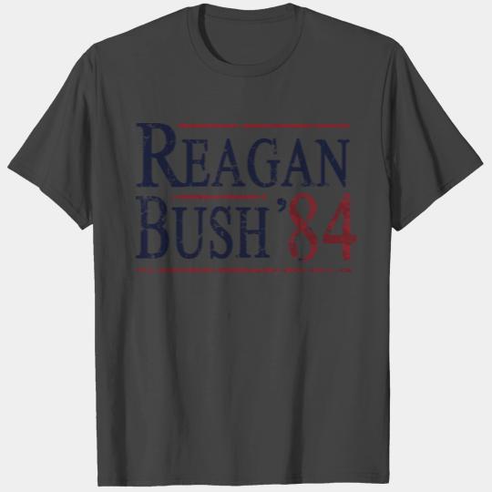 Reagan Bush 84 Republican Conservative T Shirts