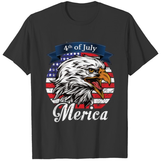 4th of July Merica Independence American Patriot T-shirt
