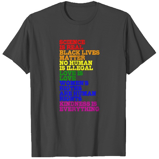 NO HUMAN IS ILLEGAL LGBT Pride Month LGBTQ Rainbow T Shirts