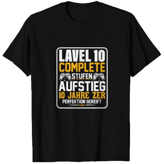 Level 10 Complete Level Up 10 Years T Shirts
