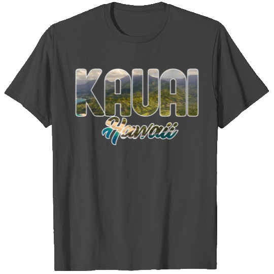 Kauai Hawaii Hi Souvenir birthday christmas gift T Shirts