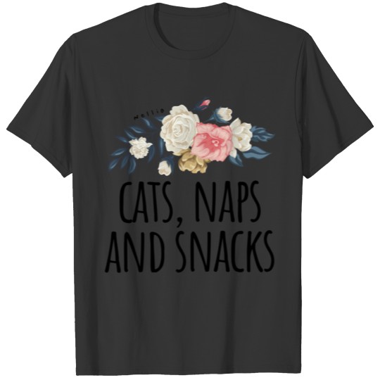 Lazy Queencats Naps And Snacks birthday christmas T Shirts