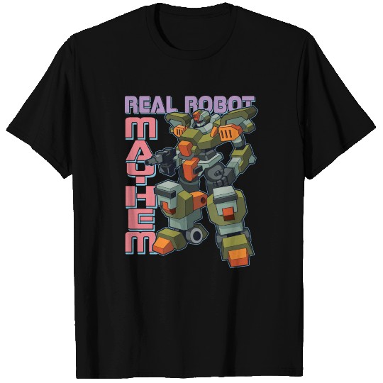 Real Robot Mayhem, Robotics Cyborg Gift Gamer Kids T Shirts
