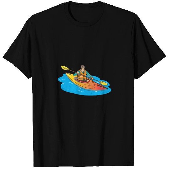 Sports Man on Kayak T Shirts