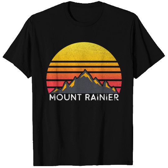 Mount Rainier Washington Sunset Hiking birthday ch T Shirts