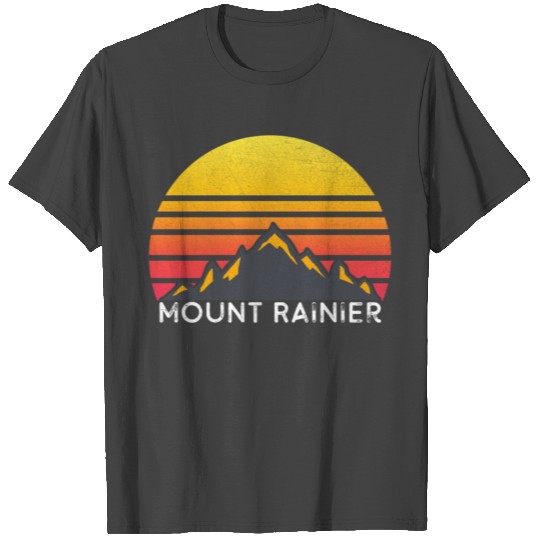 Mount Rainier Washington Sunset Hiking birthday ch T Shirts