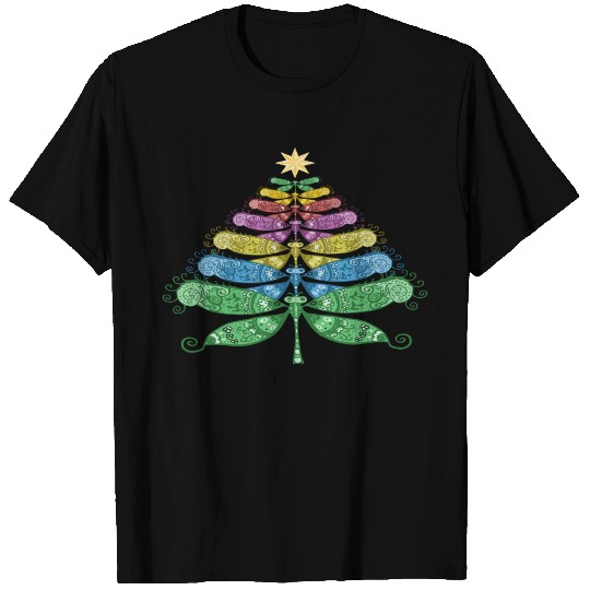 Fun Dragonfly Ugly Christmas Sweater I Insect Chri T Shirts