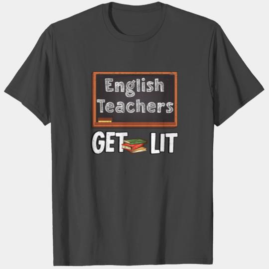 Literature Books Blackboard Book Teacher English T Shirts