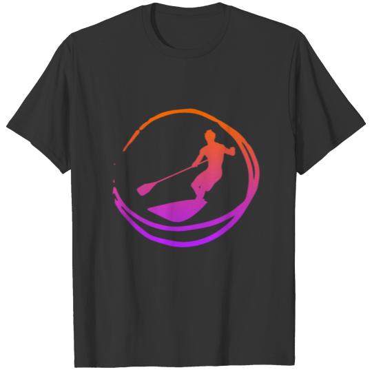 SUP Logo Stand up Paddle Gift Wave Ocean T Shirts