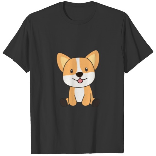 Corgi Dog Hudgy Animal Friends Dogs T-shirt