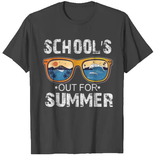 Schools Out For Summer Glasses T Shirts