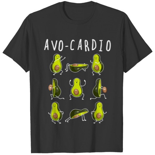 AvoCardio Avocado Cardio Funny Exercise Fruit Pun T Shirts