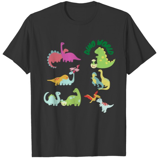 Dinosaur couples in a dino world T Shirts