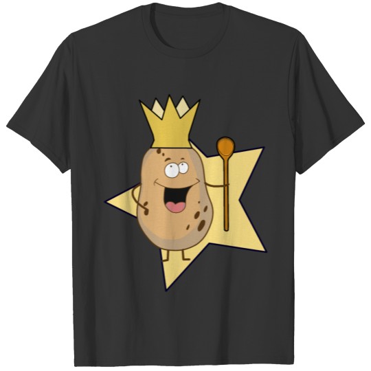Potato Fun happy Emotion Food Kids Fantasy King T Shirts