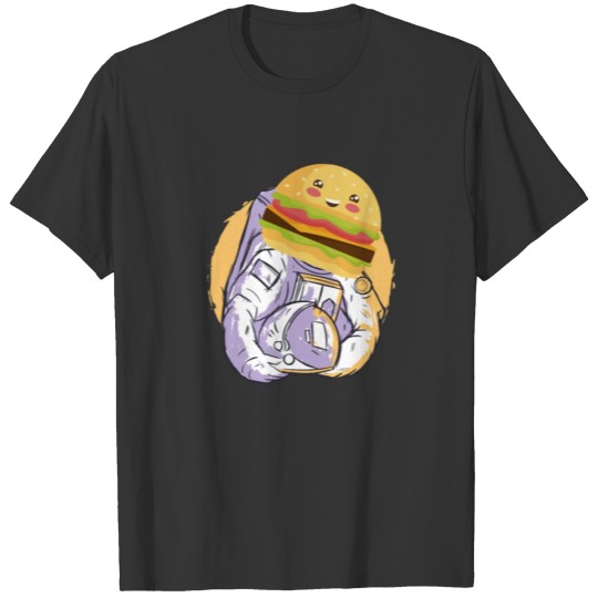 Kawaii Burger Astronaut T-shirt