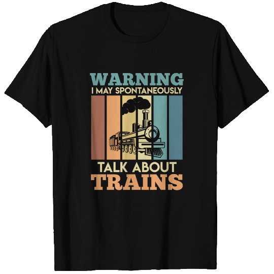 Railwayman saying vintage retro railway Platoon T Shirts