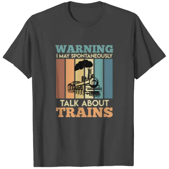 Railwayman saying vintage retro railway Platoon T Shirts