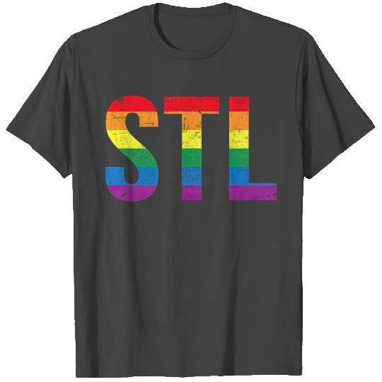 LGBTQ STL Gay Pride St Louis MO T T Shirts