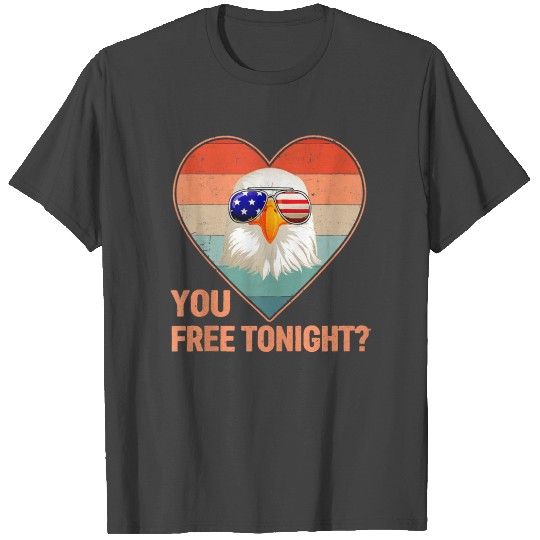 Bald Eagle Women Men Vintage 4th Of July You Free T Shirts