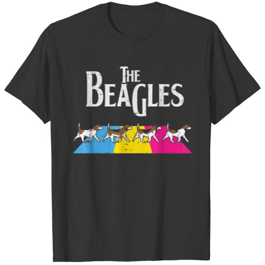 The Beagles Dog Pansexual Parody Pan Pride Flag T-shirt
