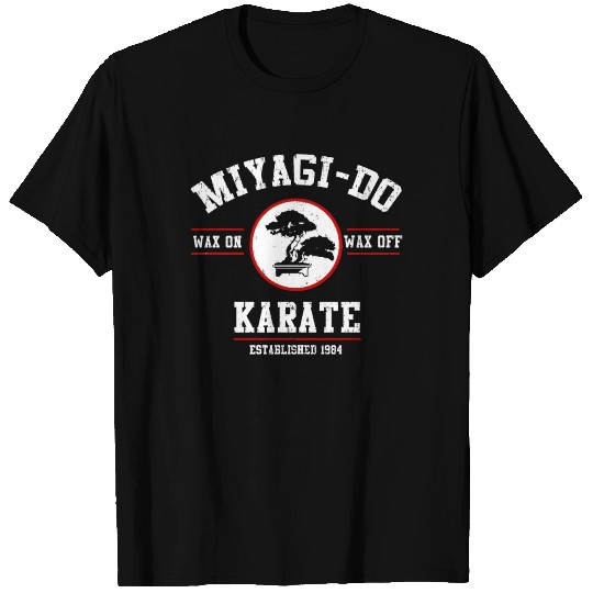 Miyagi Do Karate Kid Wax On Wax Off T Shirts