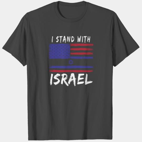 I Stand With Israel Support | Israel America T Shirts