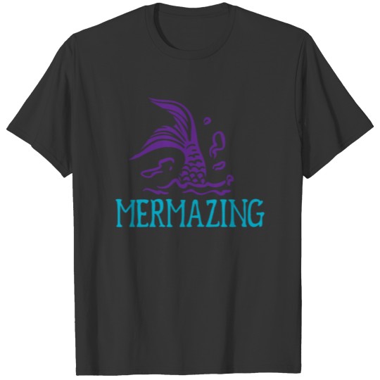 Summer Design Mermazing Mermaid Beach T-shirt