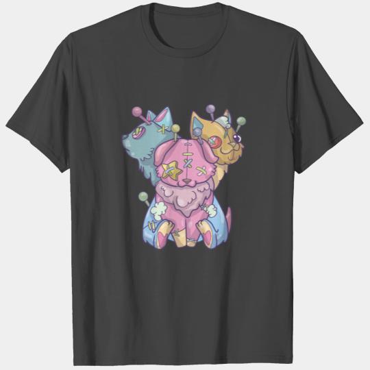 Kawaii Pastel Goth Voodoo Doll Cute Creepy 3 T Shirts