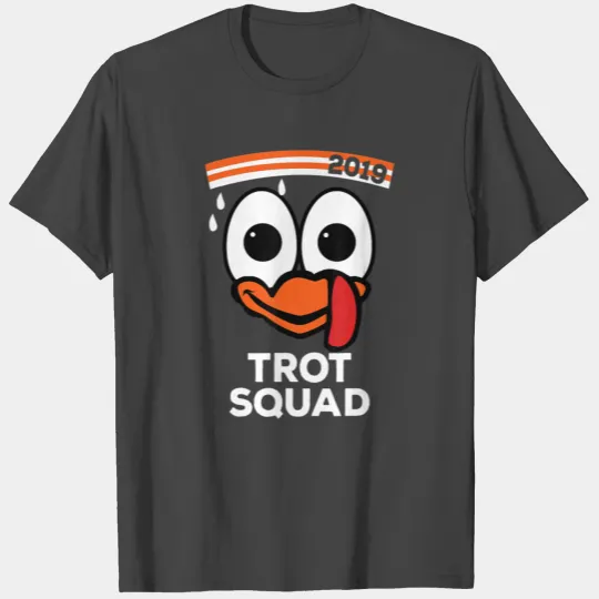 Funny Turkey with Sweatband Turkey Trot T Shirts