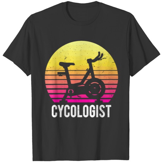 Cycologist Bike Rider Funny Spin Class Cyclist Gif T-shirt